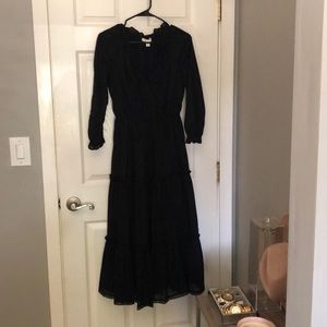 Chelsea & Violet Black Maxi Dress